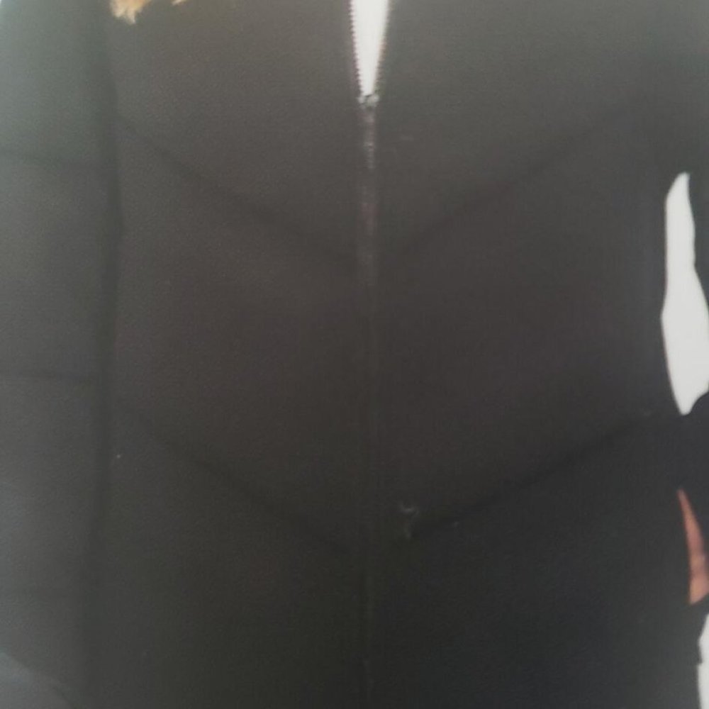 Quilted Step Hem Knit Jacket size XL